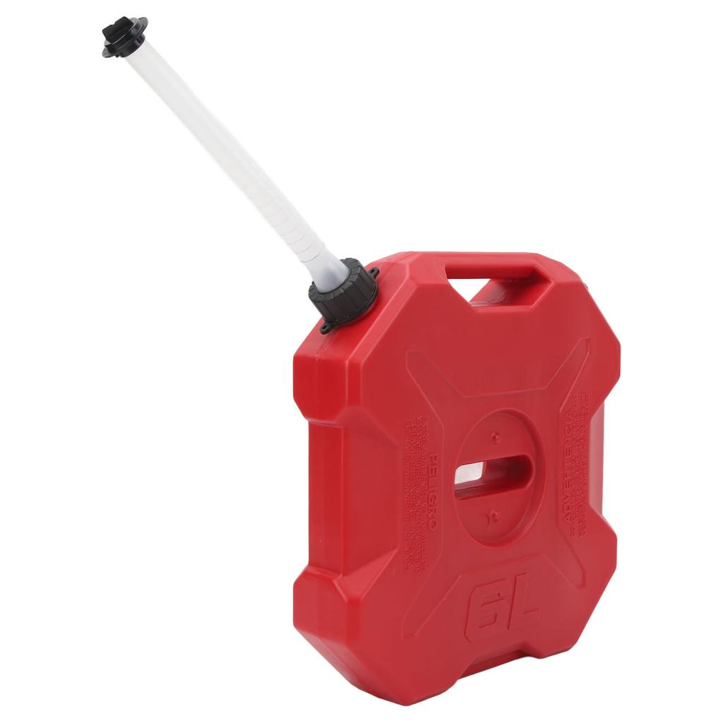 Fuel Oil Petrol Storage Tank Red Large Storage Capacity Portable Rugged For Cars Motorbikes UTV ATV Off Road Vehicles