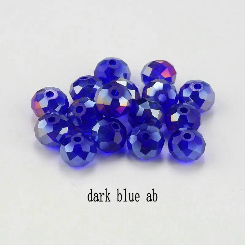 4mm glass beads plated Color faceted round crystal beads Jewelry beads for bracelet necklace Jewelry making DIY 150pcs