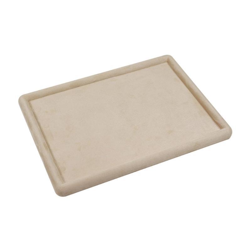 Stylový podnos na šperky s měkkým materiálem Minimalistický organizér do zásuvky na šperky Zaoblený prázdný držák na doplňky