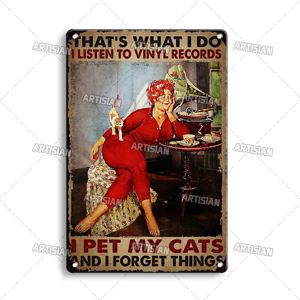 Artisian Music Metallschild Vinyl Blechposter Instrument Dekorative Platte Wanddeko Garage Bar Pub Club Hotel Café Küche Zuhause