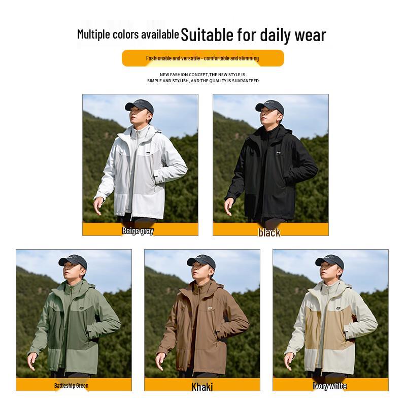 JEEP SPIRIT Men's 3-in-1 Outdoor Jacket
