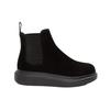 (WMNS) Alexander McQueen Hybrid Chelsea Boot 'Black Suede' Women's 586398WHXK61000
