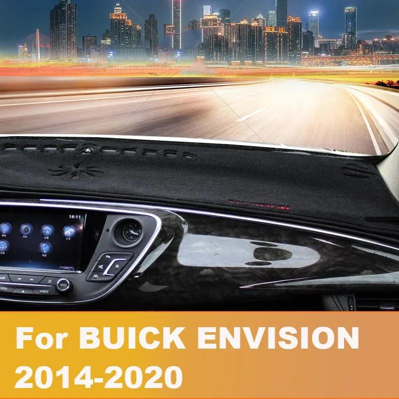 For Buick Envision 2015-   Car Dashboard Covers Mat Avoid Light Pad Trument Platform Cushion Carpets Accessories