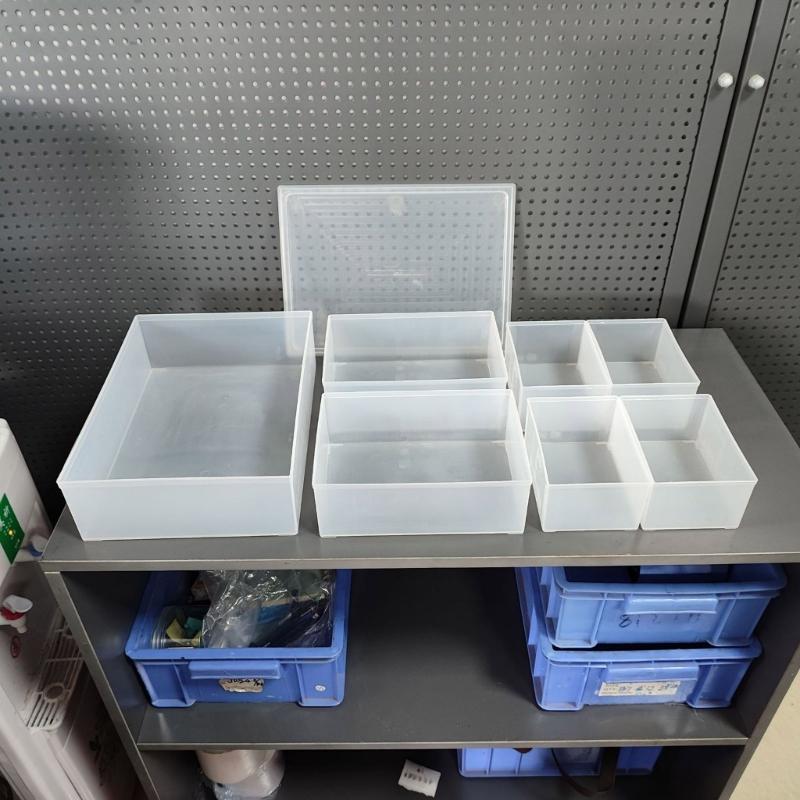 Reusable Interlocking Modulars Plastic Organizers Storage Boxes For Home Office Kitchen Cabinet Storage System