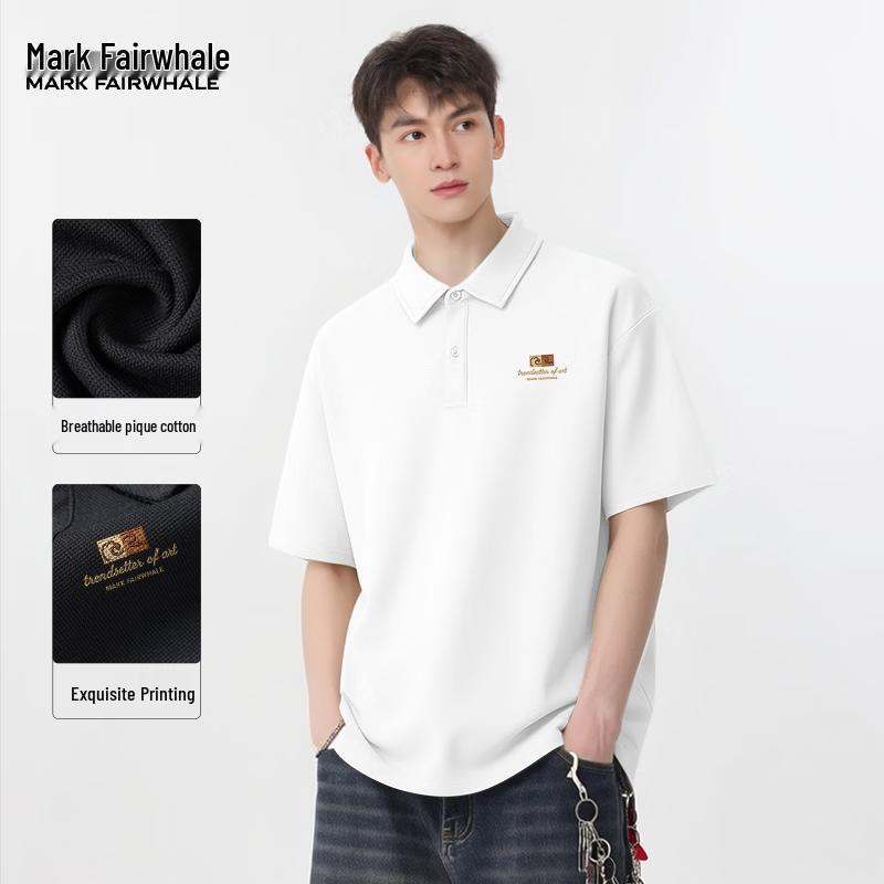 MARK FAIRWHALE Men s Short Sleeve Polo Shirt 2XL