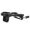 Bike Computer Stem Extension Bracket Aluminium Alloy Extend Base Light Clamp CNC Black