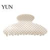 Cute Hair Clips for Daily Commuting Polka Dot Claw Clip Women, Lightweight Acrylic Non-Slip Jaw Clip, Claws Thin Elegant Strong Hold Accessories Updo