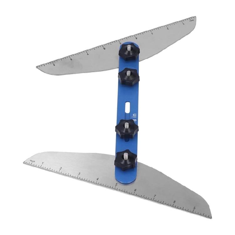 Stair Tread with Scale Adjustable 11in to 60in Alloy Stair Tread Measuring Tool