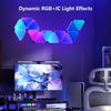 LED Triangular Quantum Lamp Bluetooth/WiFi RGB Wall Lamp Smart Pickup Rhythm Background Light For Bedroom Bedside Night Light