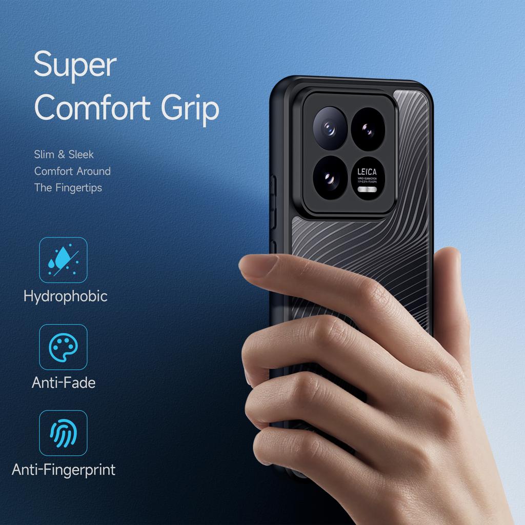 DUX DUCIS Aimo Series Anti-Scratch Shell for Xiaomi 14 Pro,TPU+PC Case Phone Cover (REACH Certification)