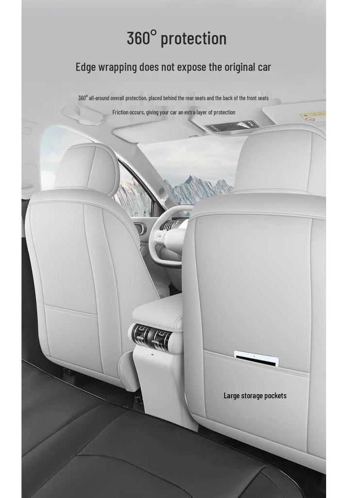 2026 BYD Yuan Plus Third Gen All-Season Leather Car Seat Cover