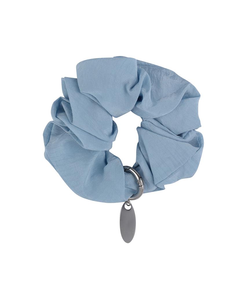 Wacky Willy Women'S Metal Embellished Scrunchie Sky Blue