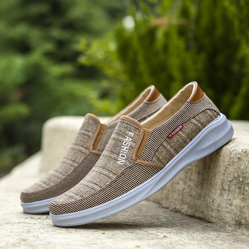 Summer new soft-soled breathable lazy shoes cloth shoes low-top sports shoes