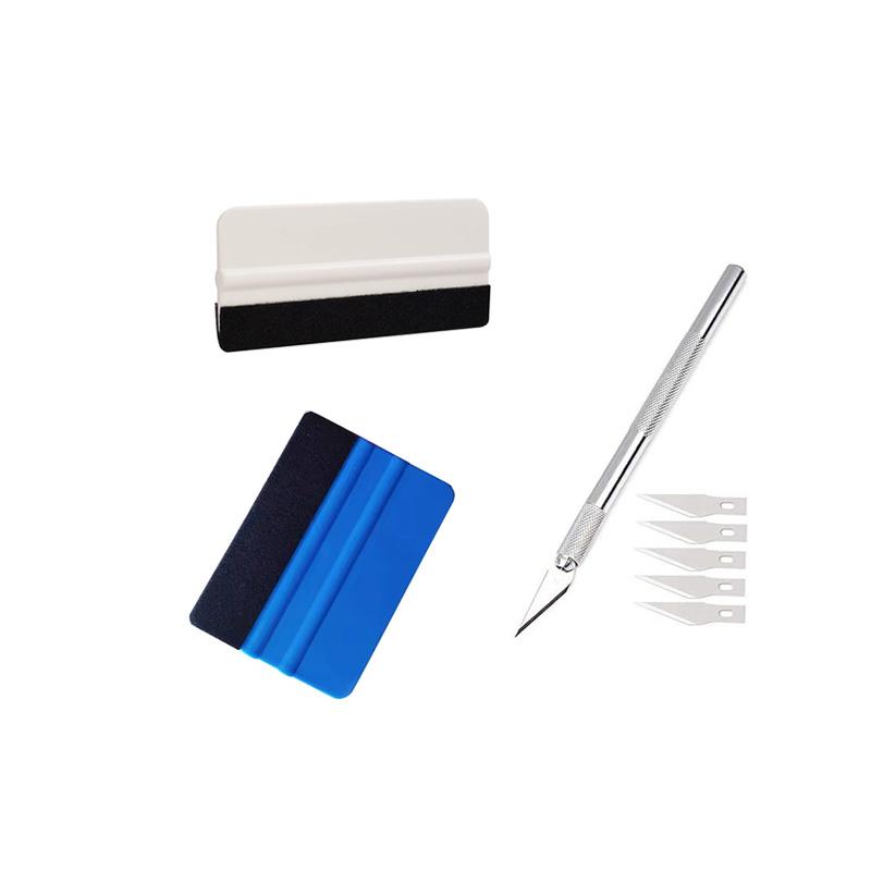 Car Vinyl Wrap Window Film Tint Application Kit with Squeegee for Wrapping Wallpaper Craft Car Accessories