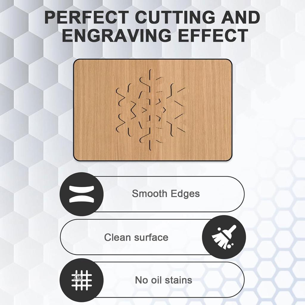 Waben-Laserbett 400x400mm Stahlwaben-Arbeitstisch für Lasergravierer Schneidezubehör Schnelle Wärmeableitung