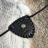 Medieval Embossed Eye Patches Vintage Leather Eye Mask LARP Cosplay Accessories Pirate Eye Covers for Men Halloween