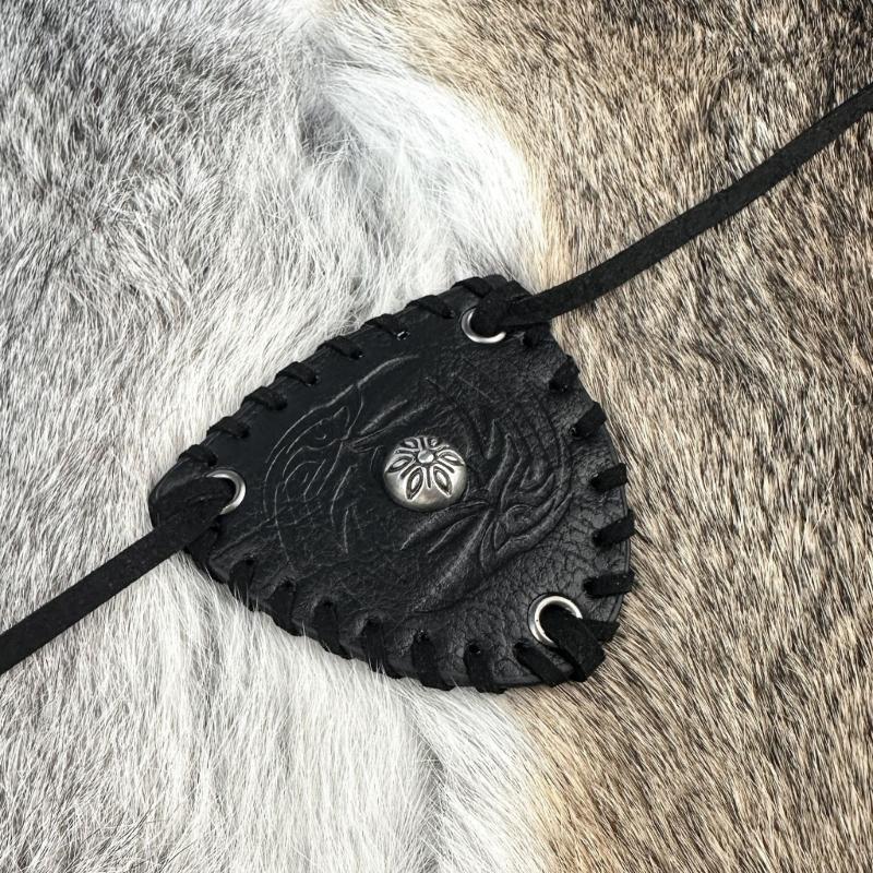 Medieval Embossed Eye Patches Vintage Leather Eye Mask LARP Cosplay Accessories Pirate Eye Covers for Men Halloween