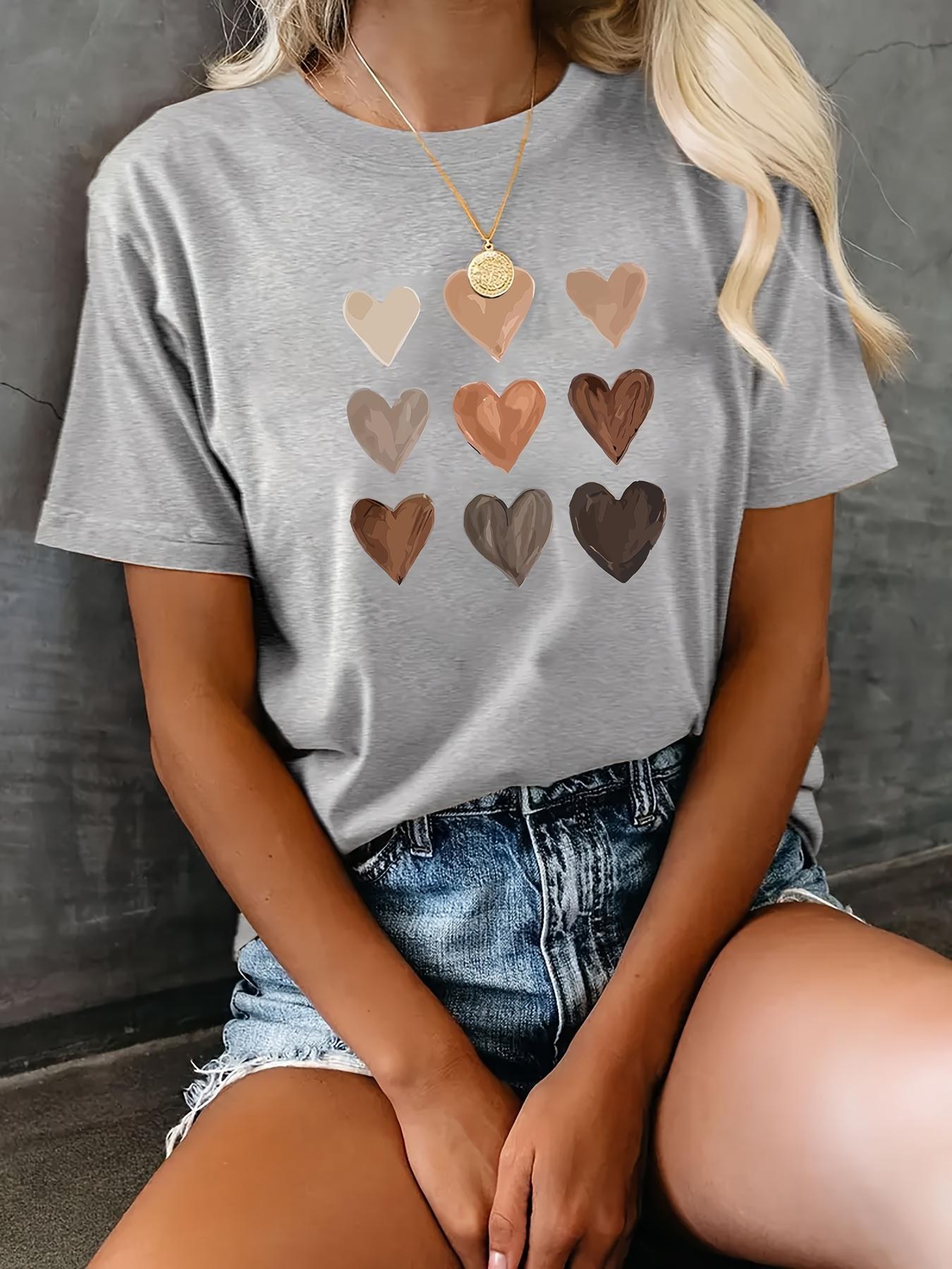 WoUnisex Pink TShirt Pastel Everyday Party Top Harajuku Short Sleeve Casual Tshirt Clothing Street Tops Tees Aesthetic Clothes S