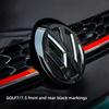 Car Logo Front Grille Rear Trunk Decoration Badge Sticker Accessories For VW R Line GTI Atlas Jetta Touareg Variant Golf Polo