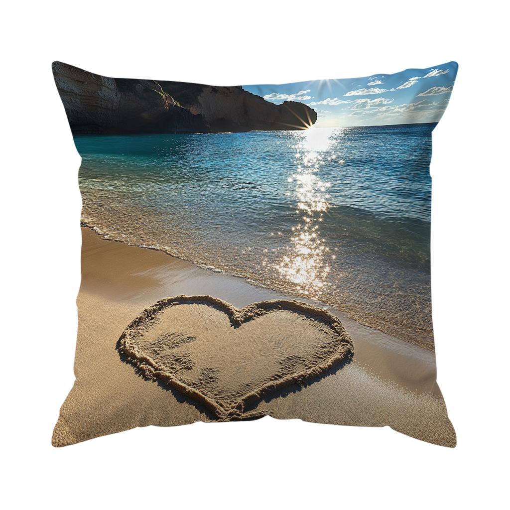Pcs Ocean Theme Singlesided Printed Pillowcase Cushion Coversuitable For Living Roombedroomcar Decoration