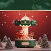 Dönen Atlıkarınca LED Gece Lambalı Noel Baba Müzik Kutusu, USB Güçlü Döndürücü, Sevgililer Günü Hediyesi Noel Ağacı İçin, Işıklı Noel Süsleri