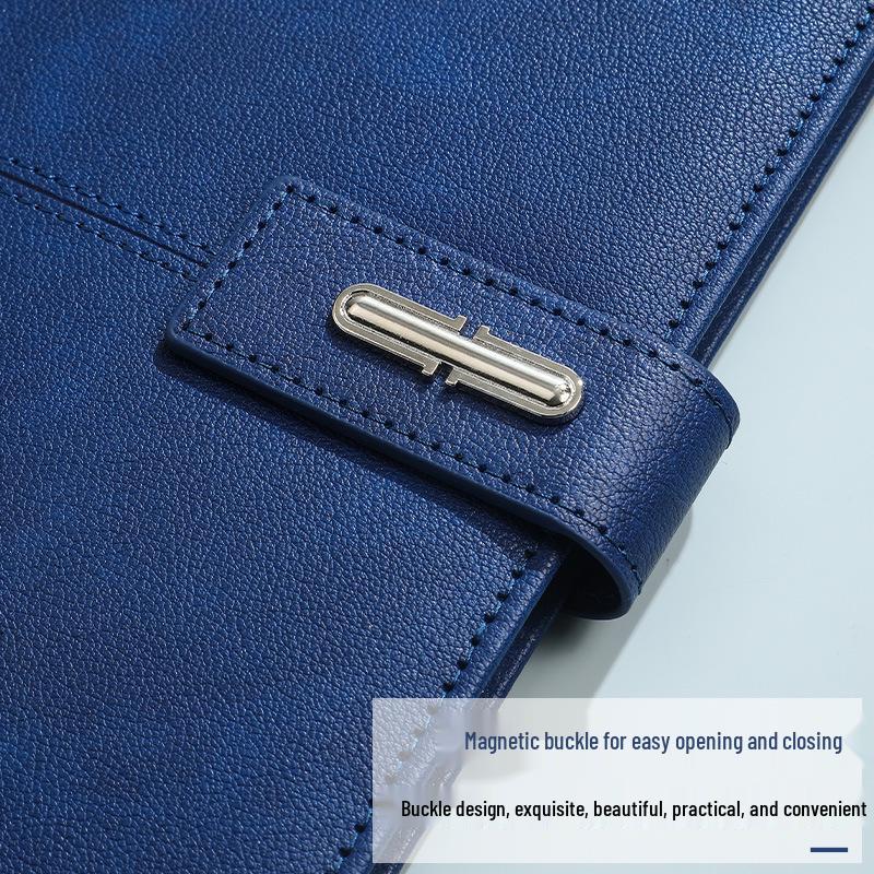 A5 PU Leather Magnetic Buckle Business Notebook Gift Set