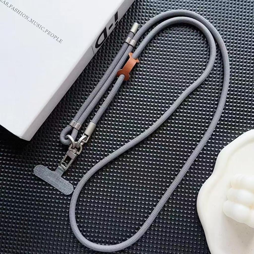 150cm Phone Long Lanyard Adjustable Crossbody Shoulder Strap with Tether Tab,Diameter: 8mm