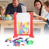 Russian Blocks Toy Jigsaw Puzzle Intelligence Colorful Russian Blocks Game Parent Children Interaction Toys