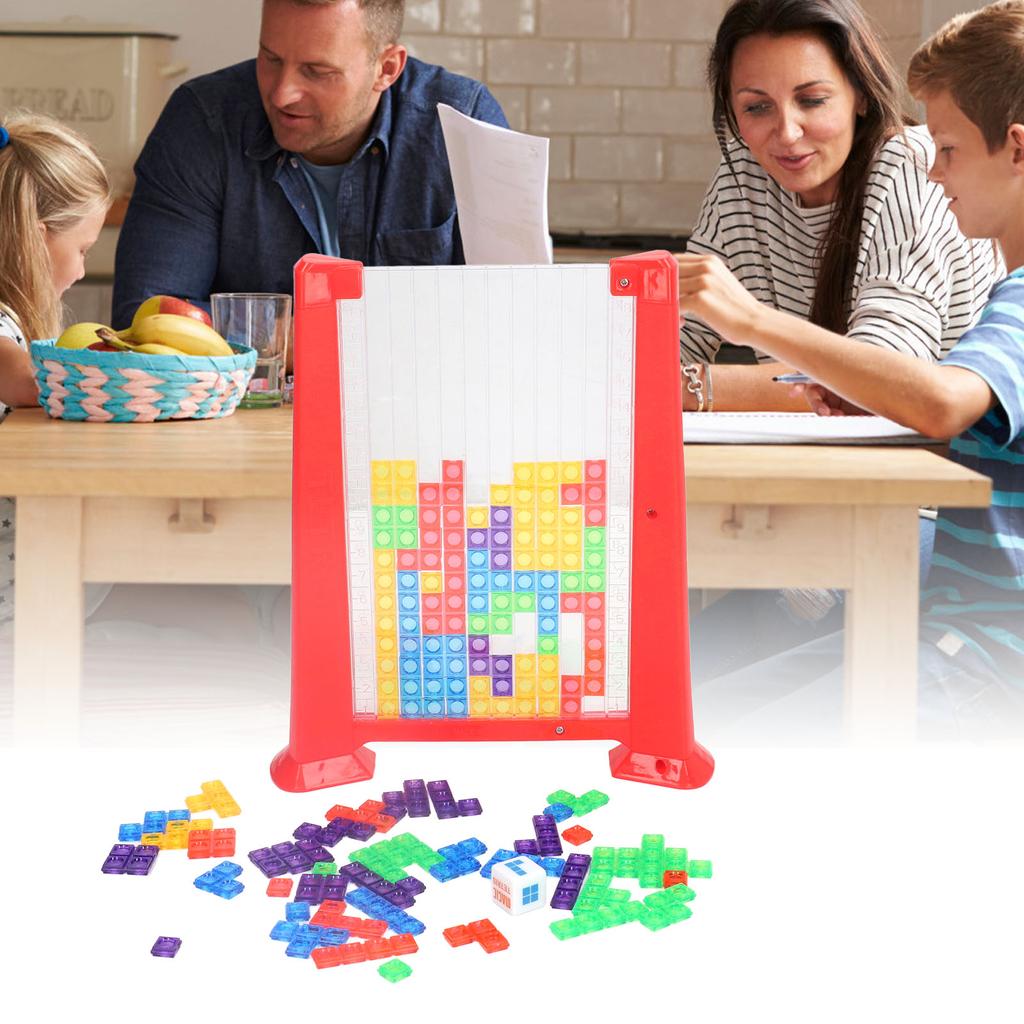 Russian Blocks Toy Jigsaw Puzzle Intelligence Colorful Russian Blocks Game Parent Children Interaction Toys