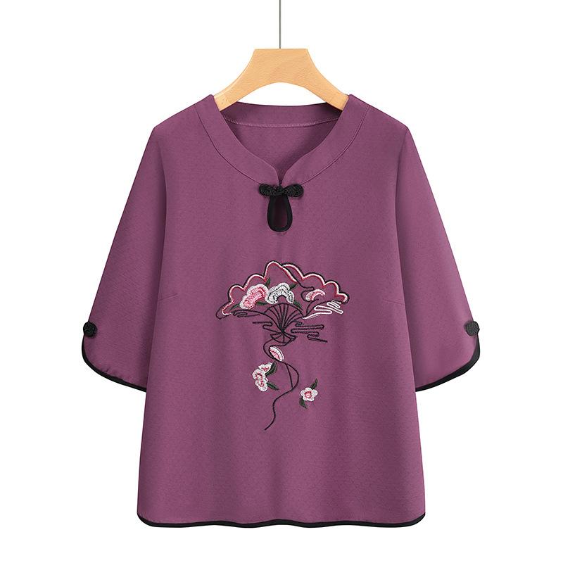 Damski 2-częściowy zestaw piżamowy Koszulki z krótkim rękawem Luźne spodnie Bielizna nocna Odzież wypoczynkowa Zestaw PJS