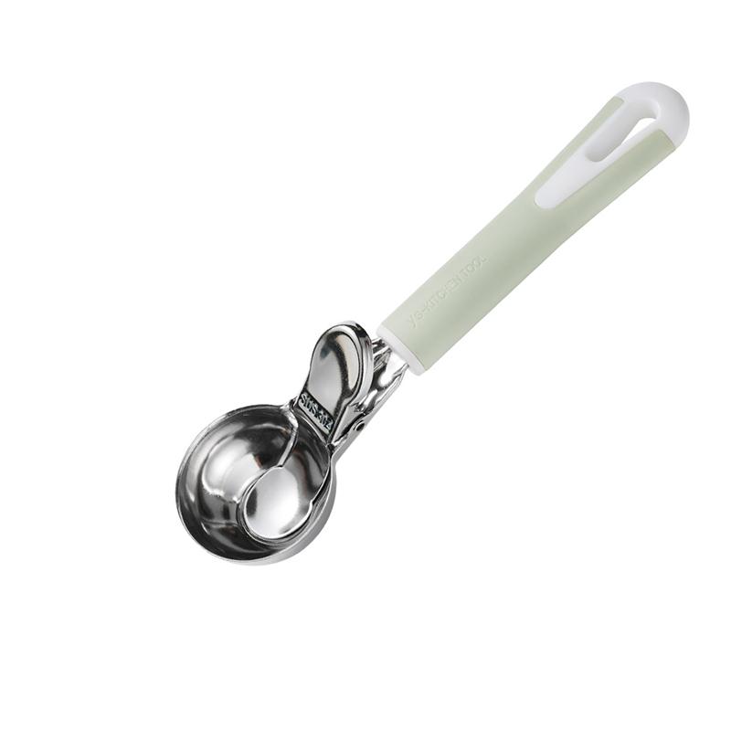 304 Stainless Steel Ice Cream Scoop Digger Non-Stick Watermelon Fruit Ball Yogurt Spoon Multifunctional Tool For Kitchen Bar