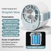 Portable Waist Fan Rechargeable Hands-Free Clip-on Fan 3-Speed Quiet Cooling Blower for Outdoor Working Camping Travel Summer