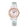 Lukia Standard Collection Solar Radio Watch "Teardrop" SSVV074 Women's Mocha Pink