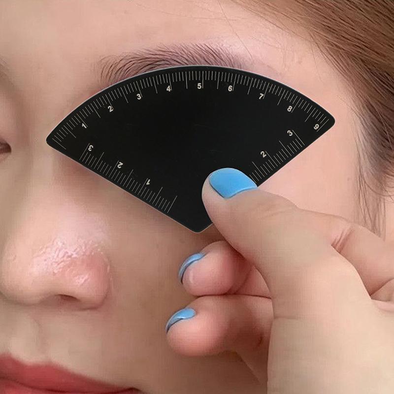 Aluminiumlegierung Schnellzeichnungs Augenbrauen Design Lineal Microblading Mapping Werkzeug Formgebung Permanent Make-up Zeichenhilfe Lineal Tattoo