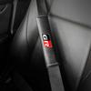 For Toyota GR 86 Supra Yaris RAV4 Prius Corolla C-HR Auris TRD 2pcs Carbon Fiber Leather Safety Belt Shoulder Cover Accessories