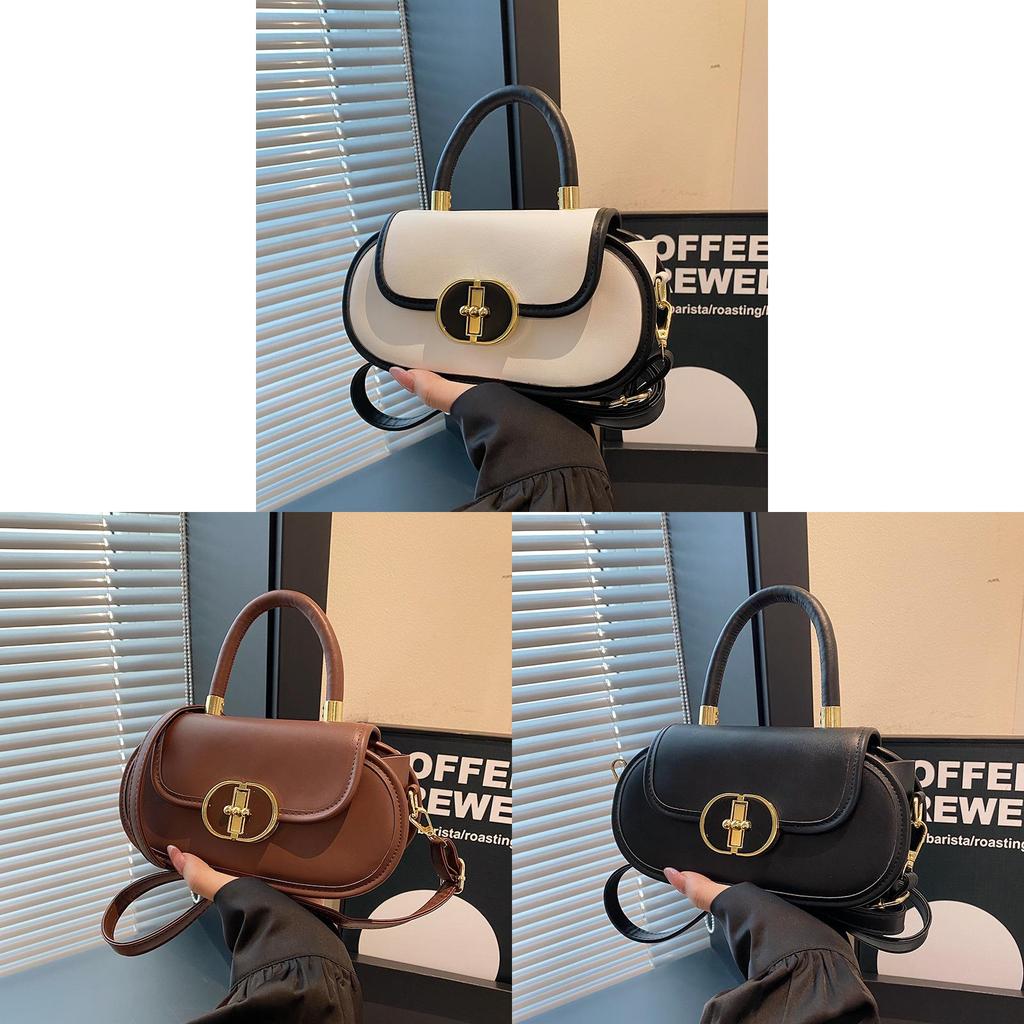 Minimalist Pu Small Square Crossbody Bag With Top Flap For Daily Use Women