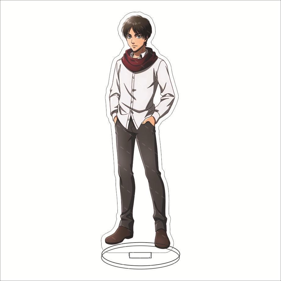 Attack On Titan Anime Big Stand Decoration - Eren Mikasa Armin Kiss Reiner Anikon Nyc