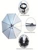 1Pc Lightweight Hat Umbrella, Outdoor Rain and Dew Umbrella, Fishing Umbrella, Elastic Hat Umbrella, Rain Hat, Sun Hat, Outdoor