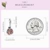 Bamoer 925 Silver Delicate Pomegranate Pendant Fit for Women DIY Bracelet & Bangle Fruit Charms Fine Jewelry BSC619