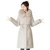 Winter New Cotton-padded Clothes, Hooded Removable Fur Collar Cotton Clothes, One Dress and Three Wear Versatile Women's Coats