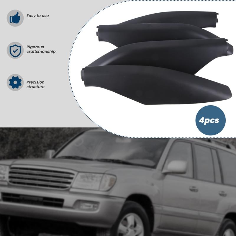 A16P-Car Roof Rack Cover Baggage Slide Rail Protection Lid 6349260040 For Toyota Land Cruiser Prado LC120 03-09