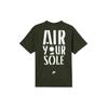 Nike Letter Print Logo Crew Neck Cotton Casual Short Sleeve T-Shirt Men Tops Green DQ1017-355