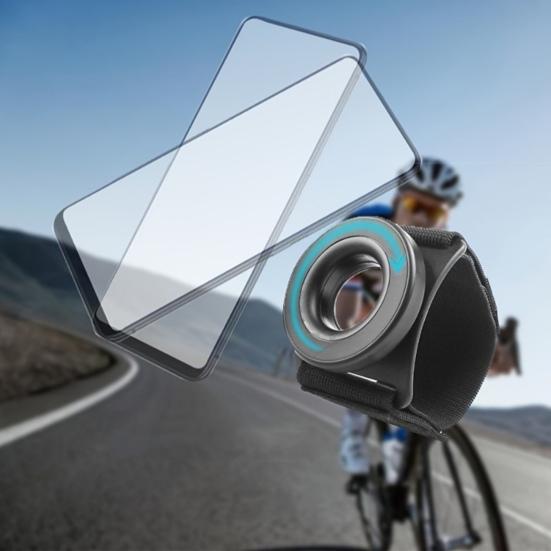 1 Set Wristband Magnetic Phone Holder 360 Degrees Rotatable Adjustable Men Women Outdoor Sports Running Walking Cycling Wrist Strap Cell Phone Mount