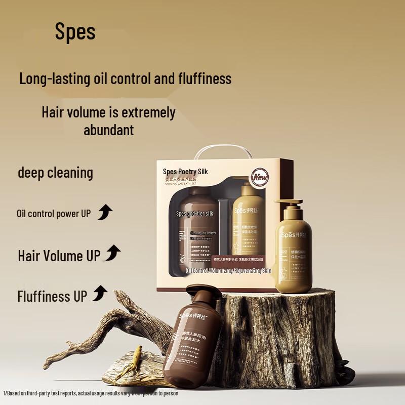 Spēs Ginger Ginseng Shampoo & Shower Gel Set