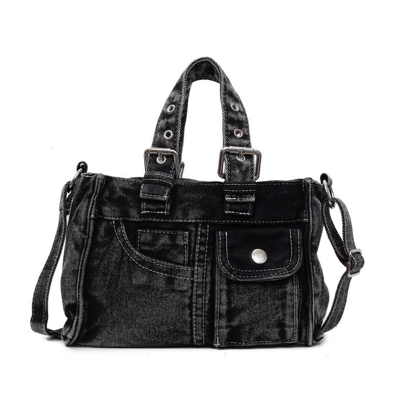 Commuter bag women's new urban simple portable small square bag shoulder messenger bag