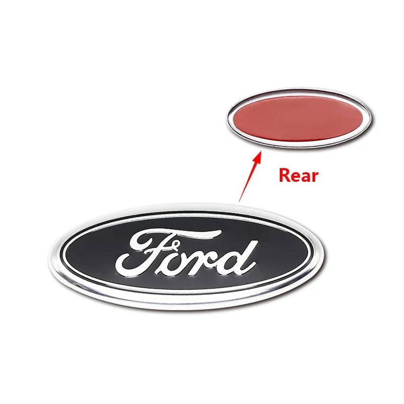Neuer 2026 Autoaufkleber Ford Neu 2025 Heiß 58x22MM Auto Lenkrad Mittel Emblem Logo Aufkleber Für Ford S MAX Ranger Focus Fiesta