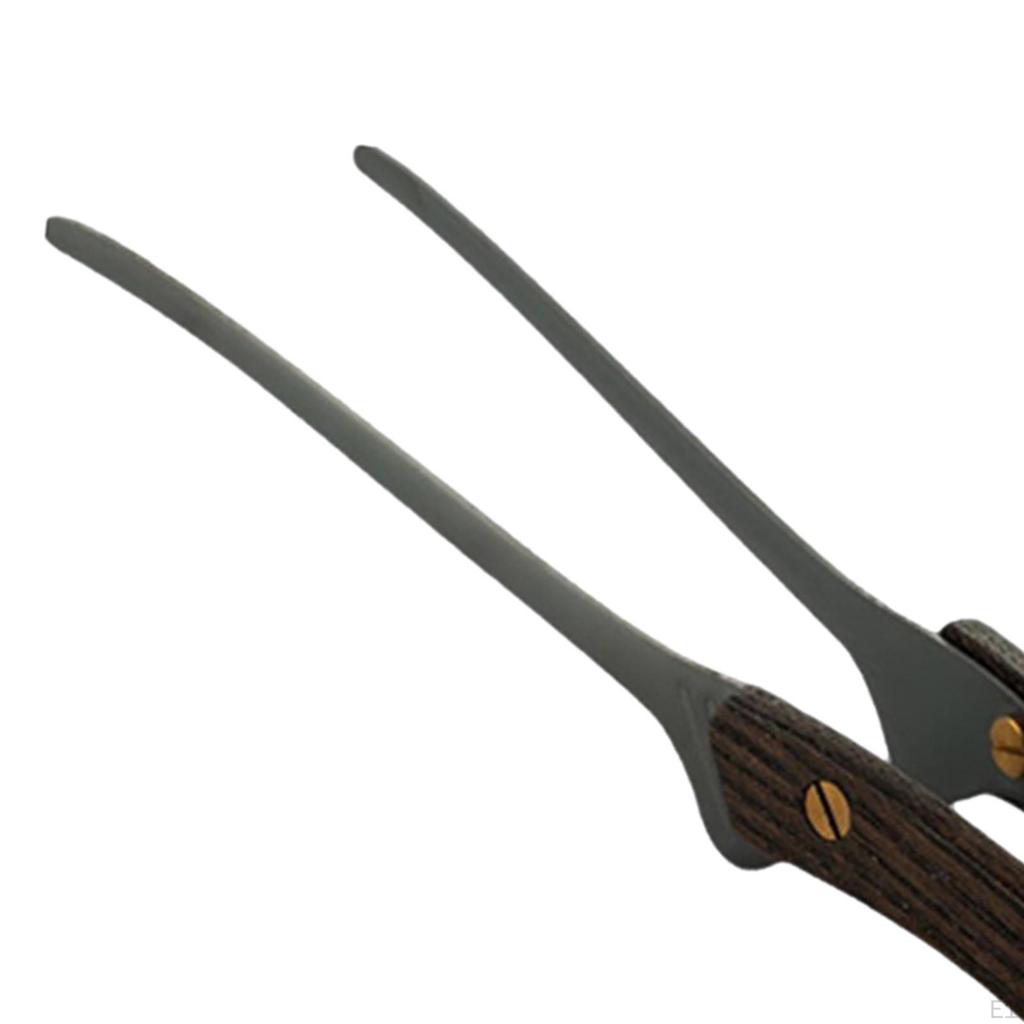 Barbecue Tongs Kitchen Salad Tweezers Vegetable Wooden Handle Multi-use Cooking