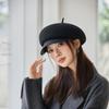 Beret Women's Autumn and Winter Cap Wool Octagonal Hat  Female Equestrian Hat Wool Hat