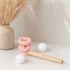 huaqianguhh Kids Floating Ball Blow Toy, Suspension Blowing Wooden Pipe for Lung Capacity Training, Educational Toy Boys Girls
