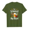 Oktoberfest Letter Print T-Shirt for Men Women, Casual Short Sleeve Tee